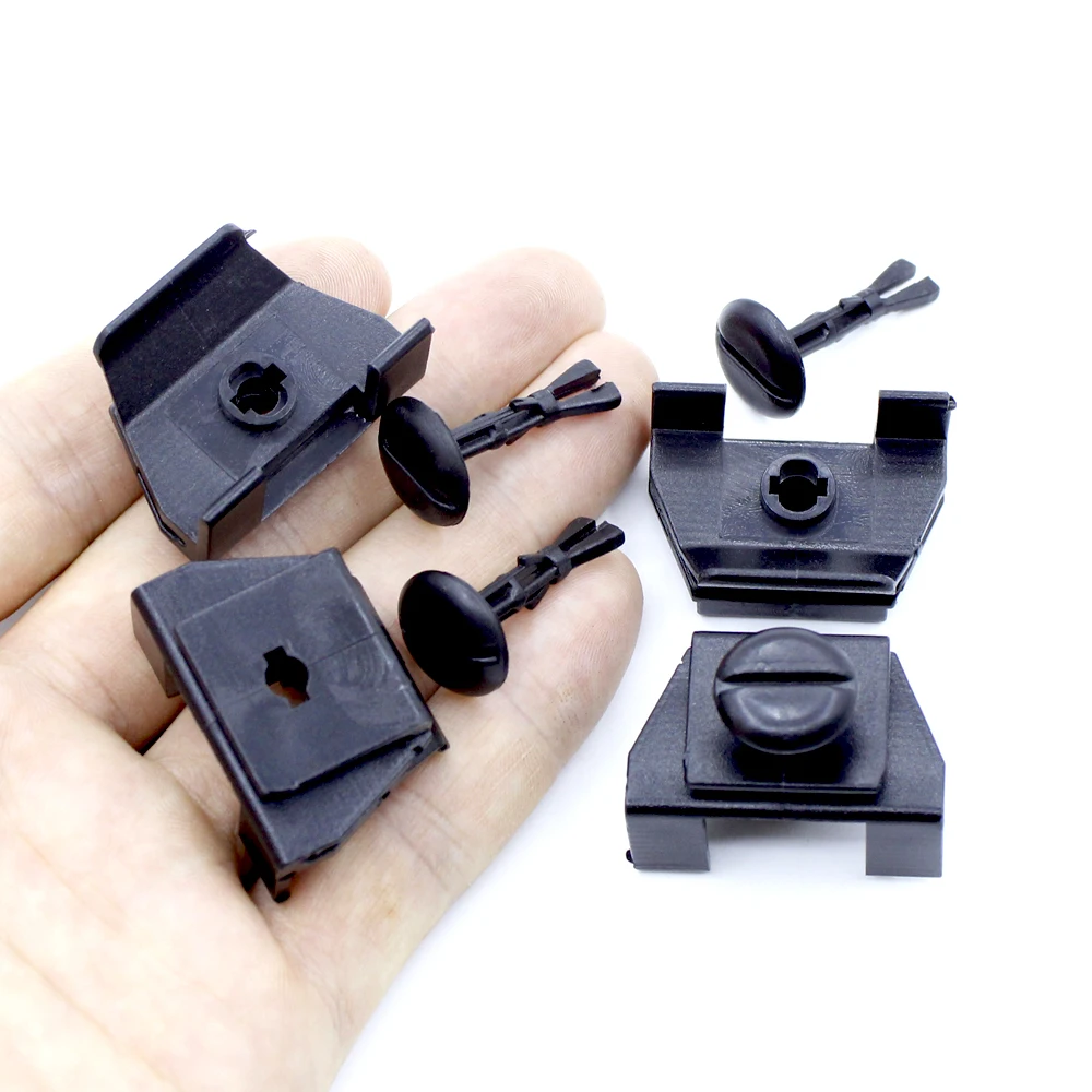2Pcs Car Front Fender Liner Bumper Cover Rivet Fastener Clip For Toyota