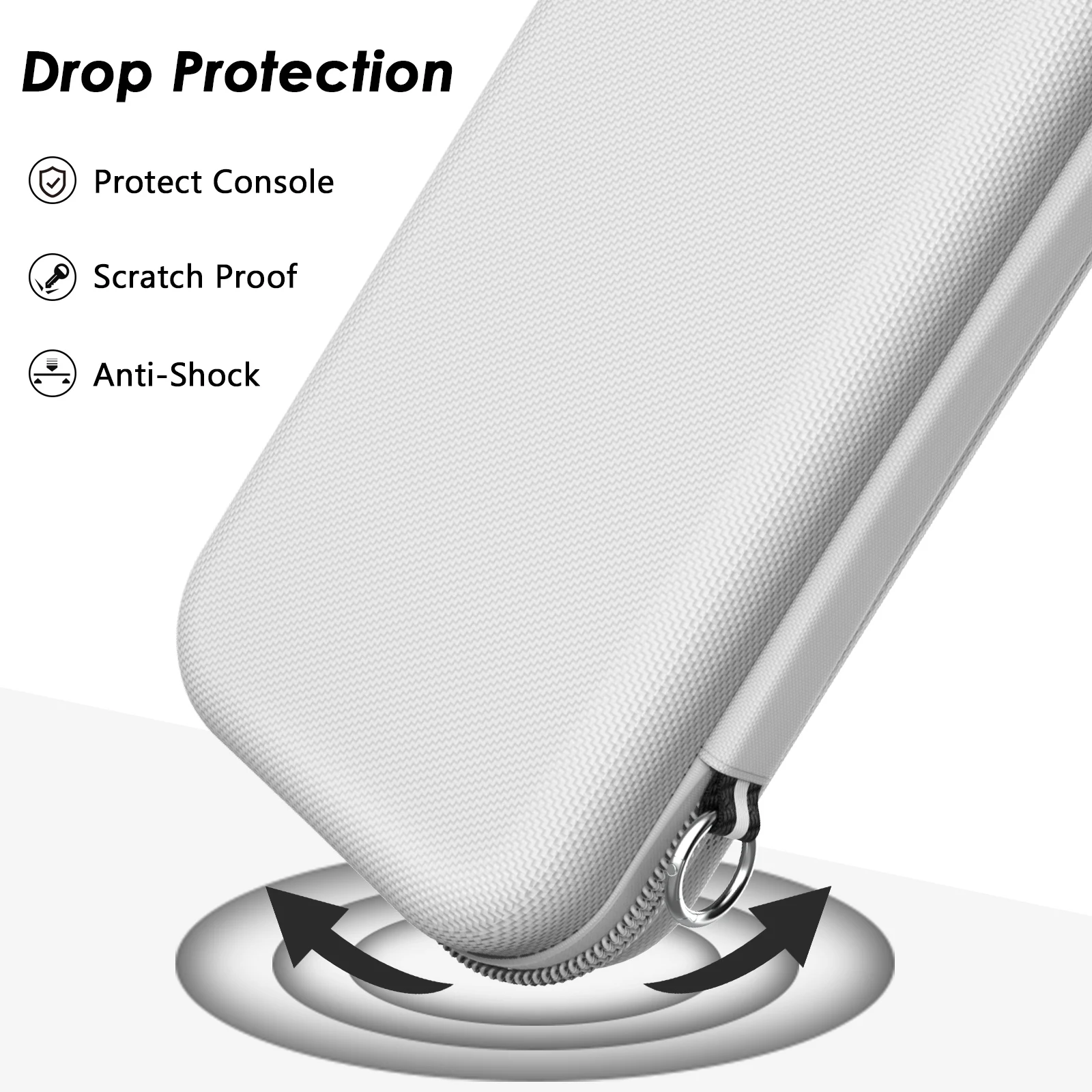 Estuche de transporte Compatible con Nintendo Switch y Nintendo Switch modelo OLED, estuche portátil de viaje para accesorios y consola