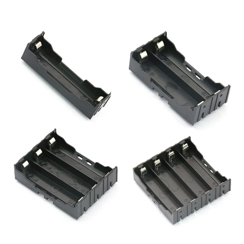 1PCS DIY Plastic 18650 Battery Box Storage Case Battery Case Battery Holder Container Clip with Wire Lead Pin