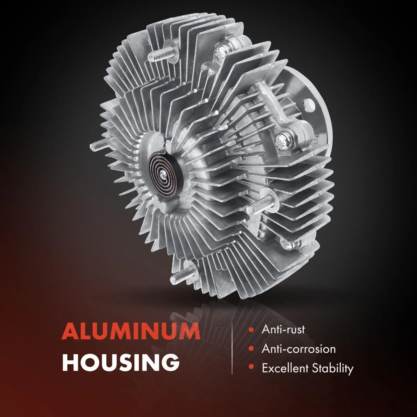 PUSU conjunto de acoplamiento de ventilador de refrigeración embrague para Toyota Innova Fortuner Hilux GGN125 LAN125 16210-0E010 16210-0E020