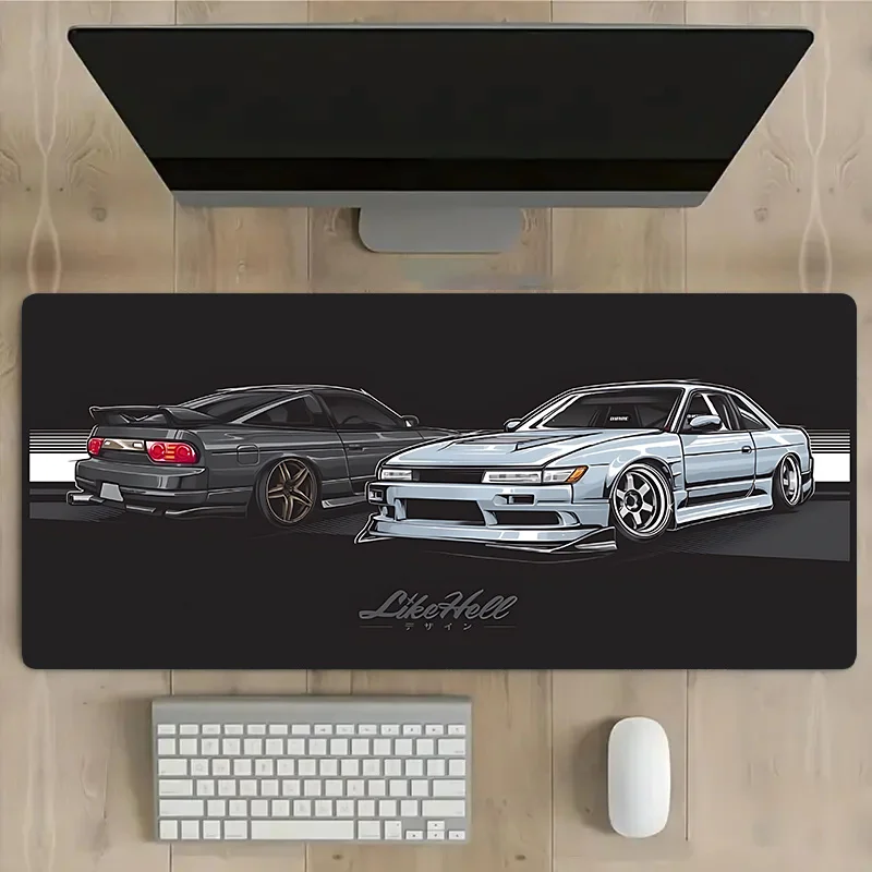 

Oversized Car Art Gaming Mouse Pad, Non-Slip Rubber Desk Mat, Great Gift for Gamers and Programmers