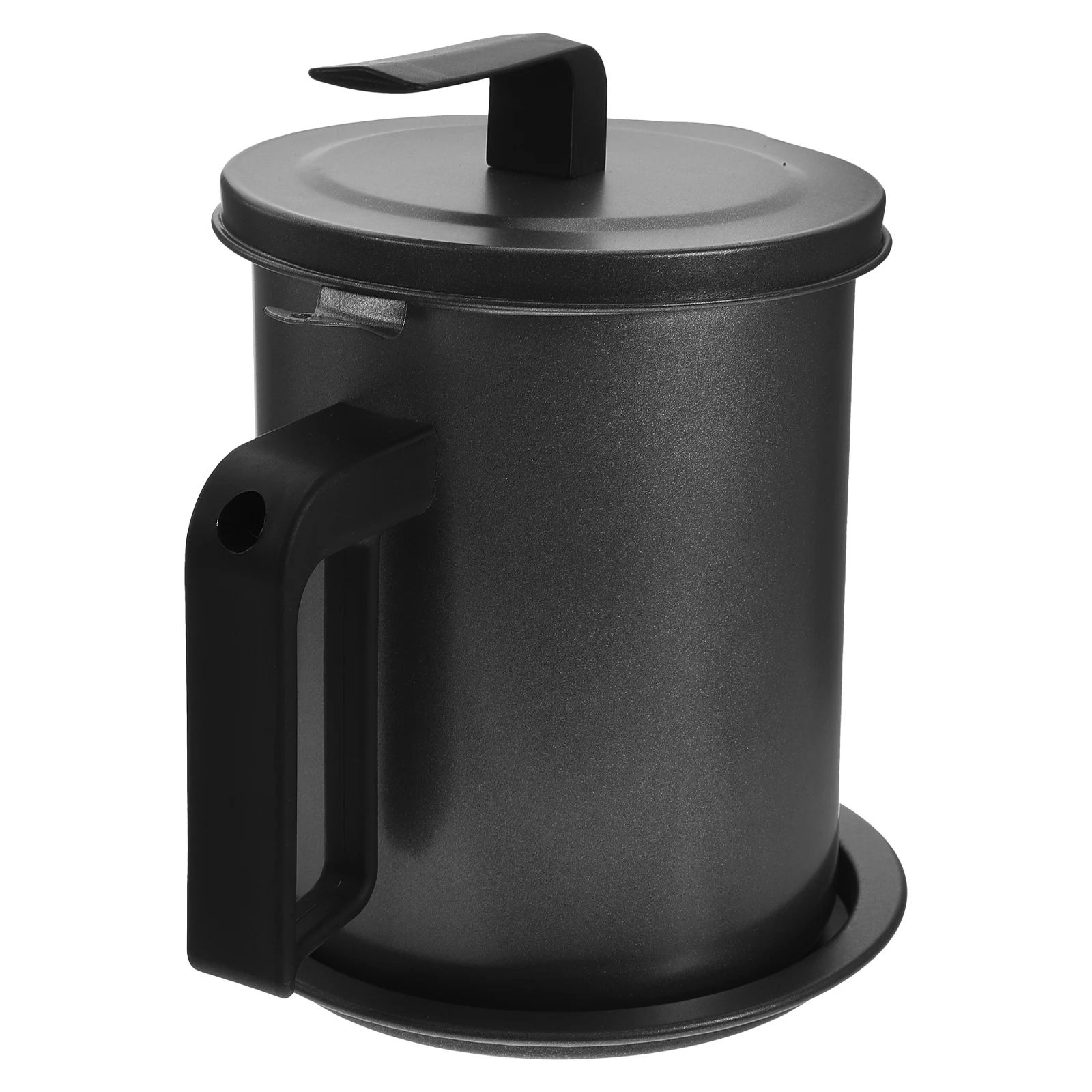 

Stainless Steel Oil Strainer Pot Grease Container Kitchen Cooking Oil Filter Lard Strainer Soy Sauce Can Grey High Temp
