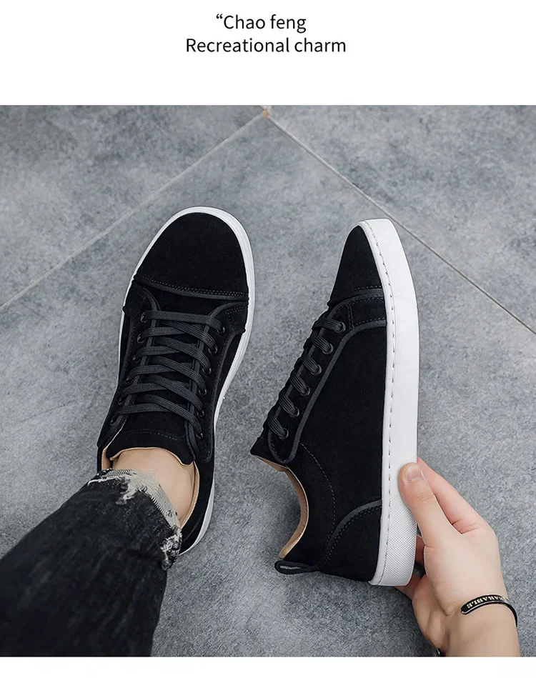 2026 New Spring Autumn Men's Board Shoes Versatile Men's Casual Single Shoes Anti Slip Sports Shoes