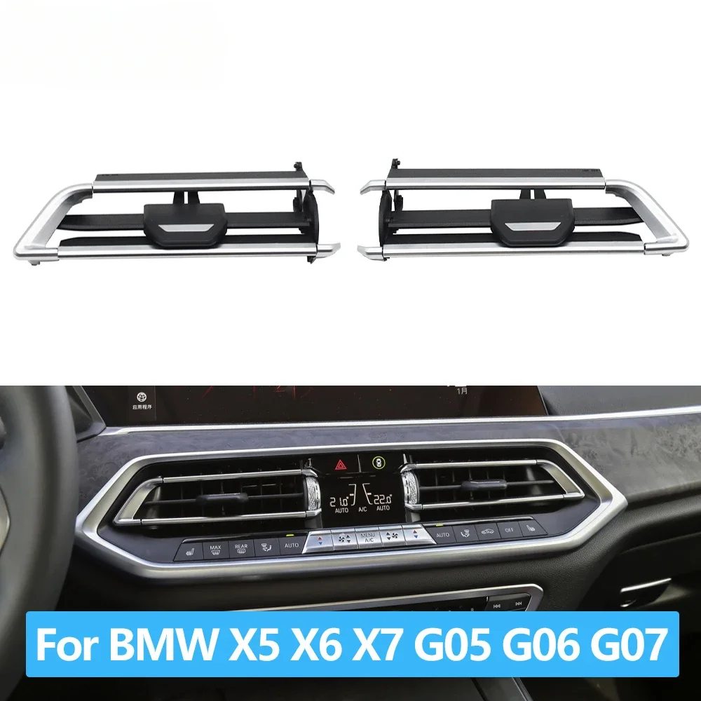 Car Front Middle Left Right Air Vent Outlet Grille AC Slide Clip Repair Kit For BMW X5 X6 X7 Series G05 G06 G07 64119458543