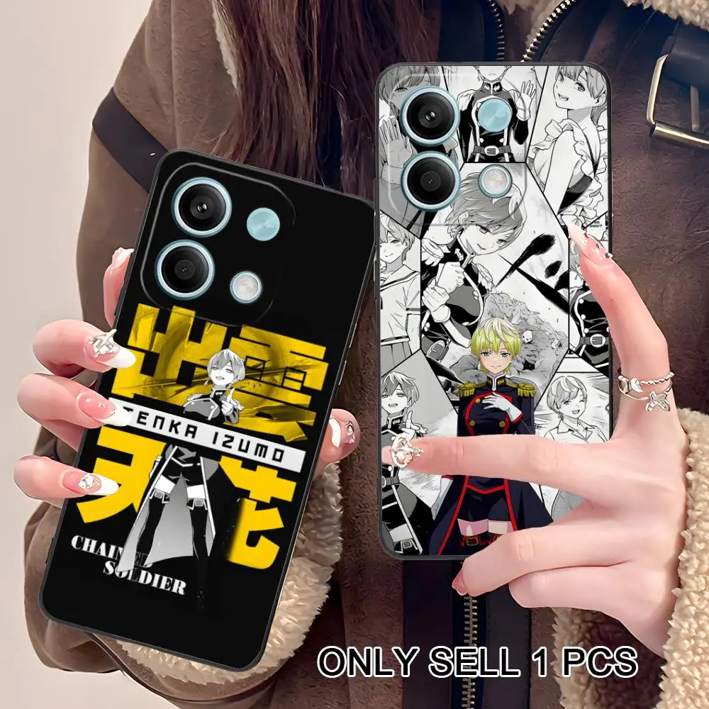 

Mato seihei no slave Tenka Izumo Phone Case for POCO F8 F7 F6 F5 F4 F3 F2 Pro GT C75 C71 C65 C61 C40 Pro Ultra Shockproof Cover
