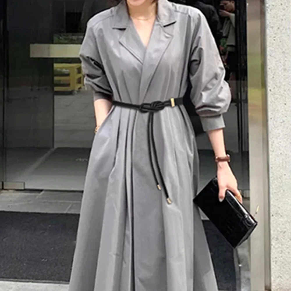 Women Waistband Round Leather Rope Thin Belt Women Dress Skirt Sweater Coat Vintage Bow Knot Long Waist Rope Decorative Belt