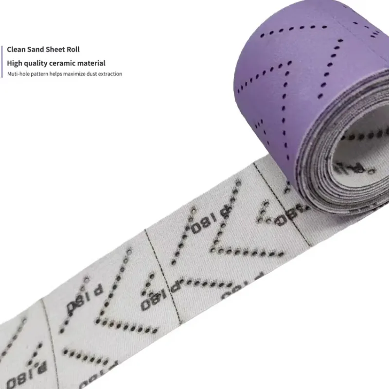 purple-abrasive-sheet-roll-multi-hole-70-mm-x-12-m-automotive-sanding-roll-sandpaper-for-body-repair