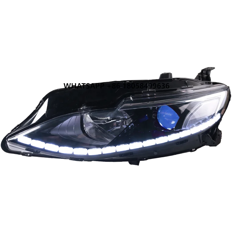 

SANVI New Car Headlight Assembly for Chevrolet Malibu XL 2019 with Hella5 Xenon Lens 5500K HID Bulb Flowing DRL LED Devil Eye