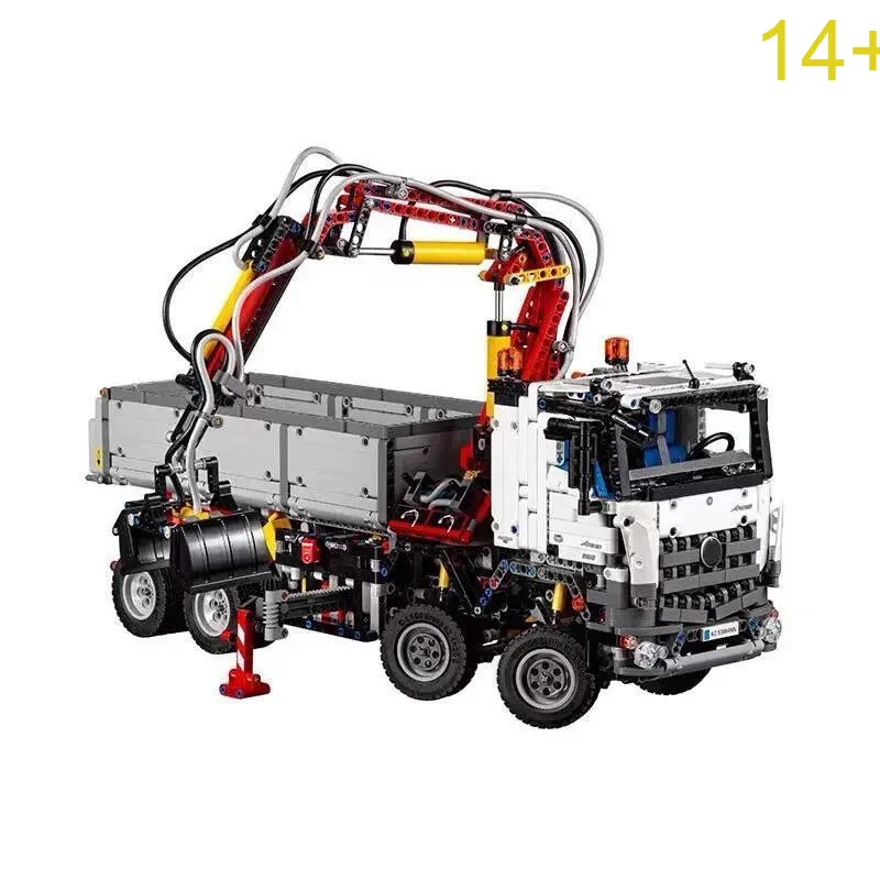

New 2026 product motorized heavy truck model building block brick assembly DIY42043 toy boy adult birthday gift