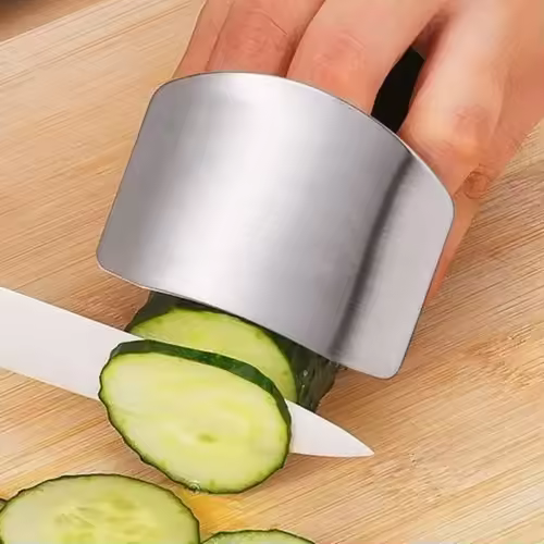 1 Pcs Stainless Steel Kitchen Tool Hand Finger Protector Knife Cut Slice Safe Guard - Image 4