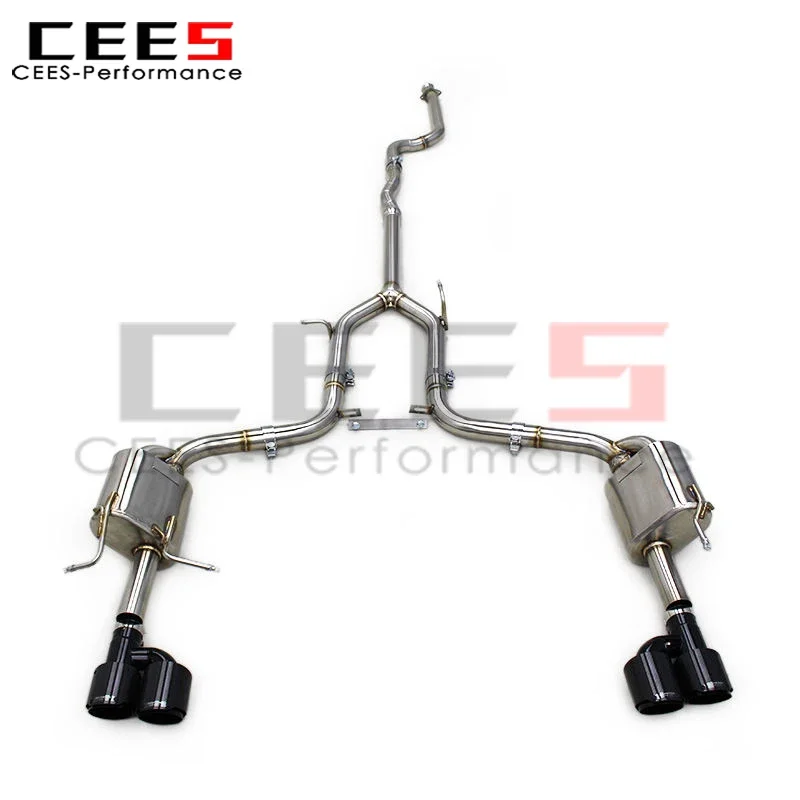 

cees for Mercedes-Benz C180/C200/C260/C250 W204 1.6T/1.8T 2007-2014 SUS304 Electric Performance Y Pipe Catback Muffler