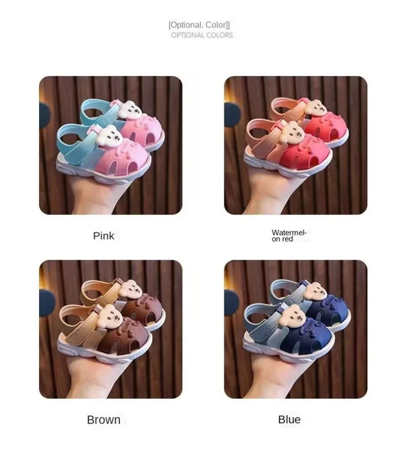 2026 Sommer Baby Jungen Mädchen Sandalen Kinder Strandsandalen Cartoon Kleinkind Schuhe Bequeme Weiche Sohle Kinder Schüler Schuhe – Detail 5