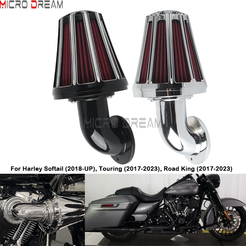 1 комплект, фильтр воздухоочистителя, впускной воздушный фильтр для Harley Touring Road King Street Road Glide Ultra Limited, 115-летие 2017-23