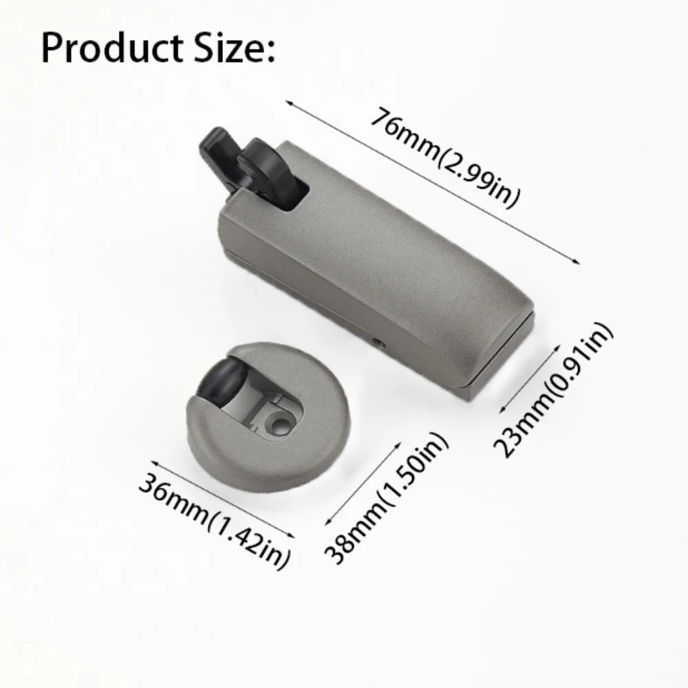 

Компактный гидравлический дверной стопор, безопасный для детей, ветрозащитный, настенный стопор, металлические аксессуары без перфорации, демпфирующий дверной стопор