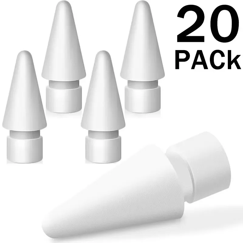 

For Apple Pencil 1st 2nd Generation Tip For iPencil Tips Smooth Spare Nibs Double-Layered For iPad Stylus Pen Replacement Nib