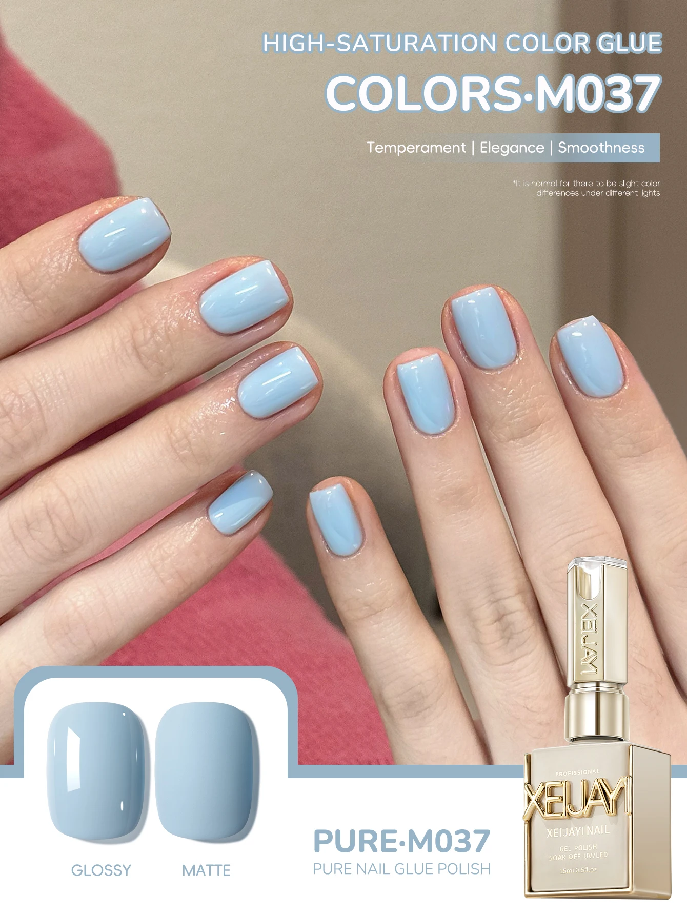 XEIJAYI 1 قطعة 15 مللي طلاء أظافر جل أصفر كريمي غير معطر نقع قبالة تركيبة LED بالأشعة فوق البنفسجية ، ظلال خضراء شعبية ، هدية مثالية للخريف