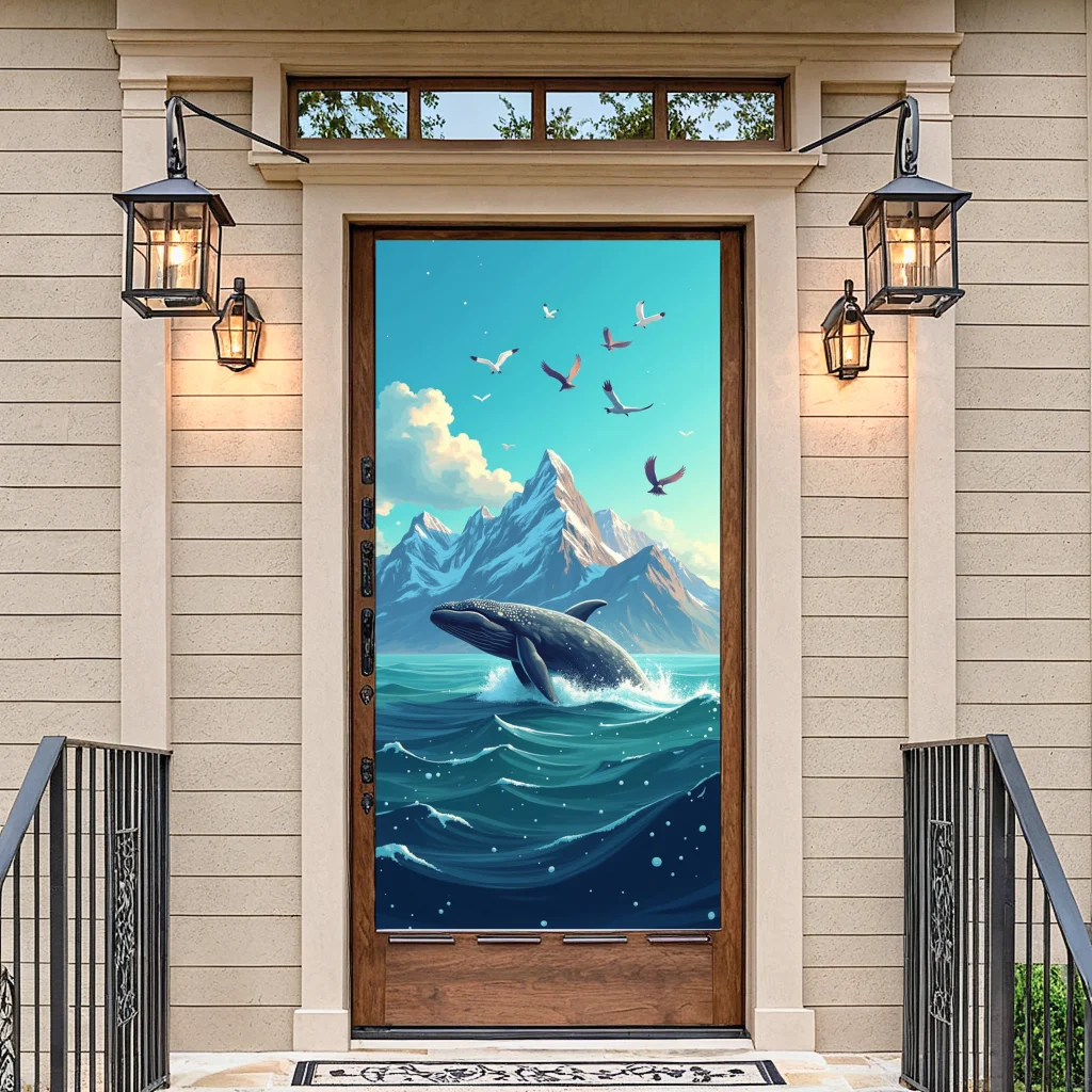 Tapestry Decorative Fabric Pattern Gothic Banner For Christmas Home Festive