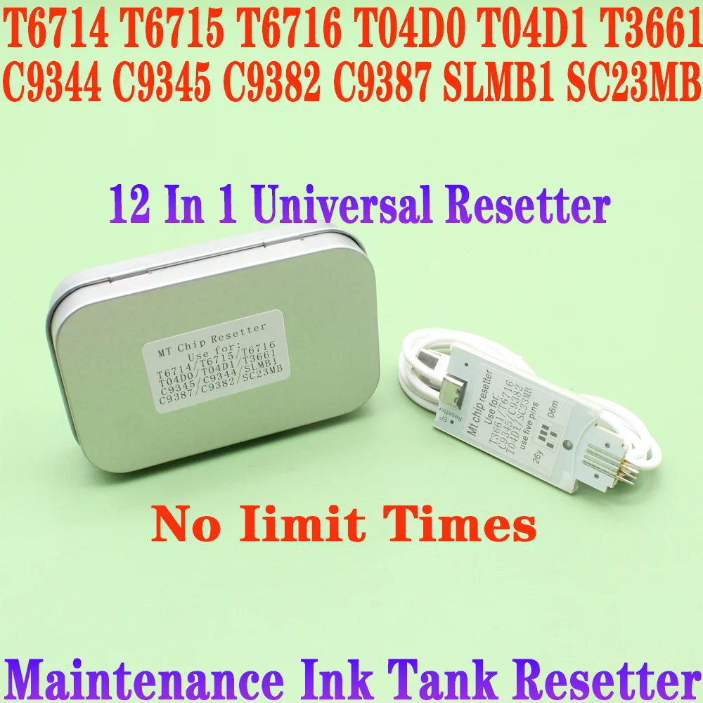 Universal Maintenance Tank Chip Resetter For Epson T6714 6715 T6716 T04D0 T04D1 T3661 C9345 C9344 SLMB1 C9387 C9382 SC23MB F170