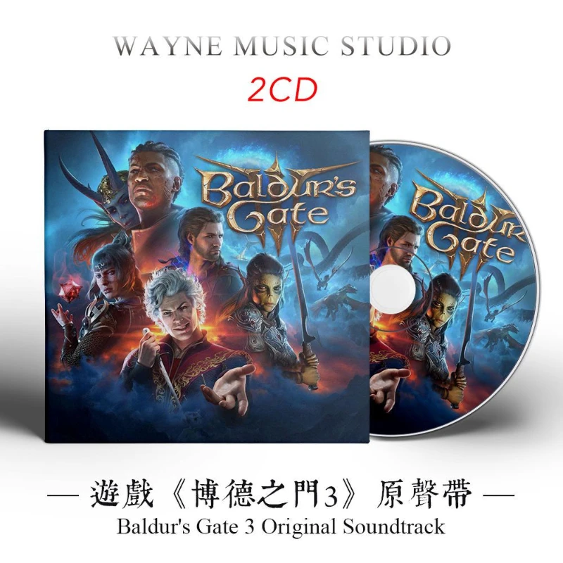 

Game Baldur's Gate 3 Borislav Slavov Music CD Greatest Hits OST Album Music Record Cosplay Walkman Car Soundtrack Box Collection