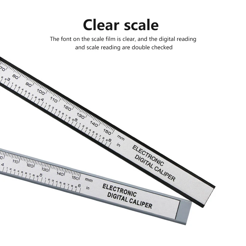 150mm Electronic Digital Caliper Carbon Fiber Dial Vernier Caliper Gauge Micrometer Measuring Tool Digital Ruler Measuring Tool