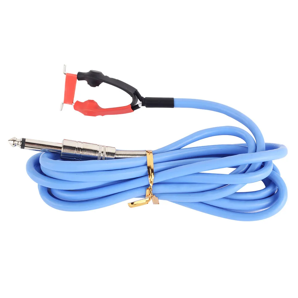 

Clip Cord Silicone Power Supply Wire 1.8m Heavy Duty Tattoo Machine Wire Mono Plug Machine Connection Compatible Blue