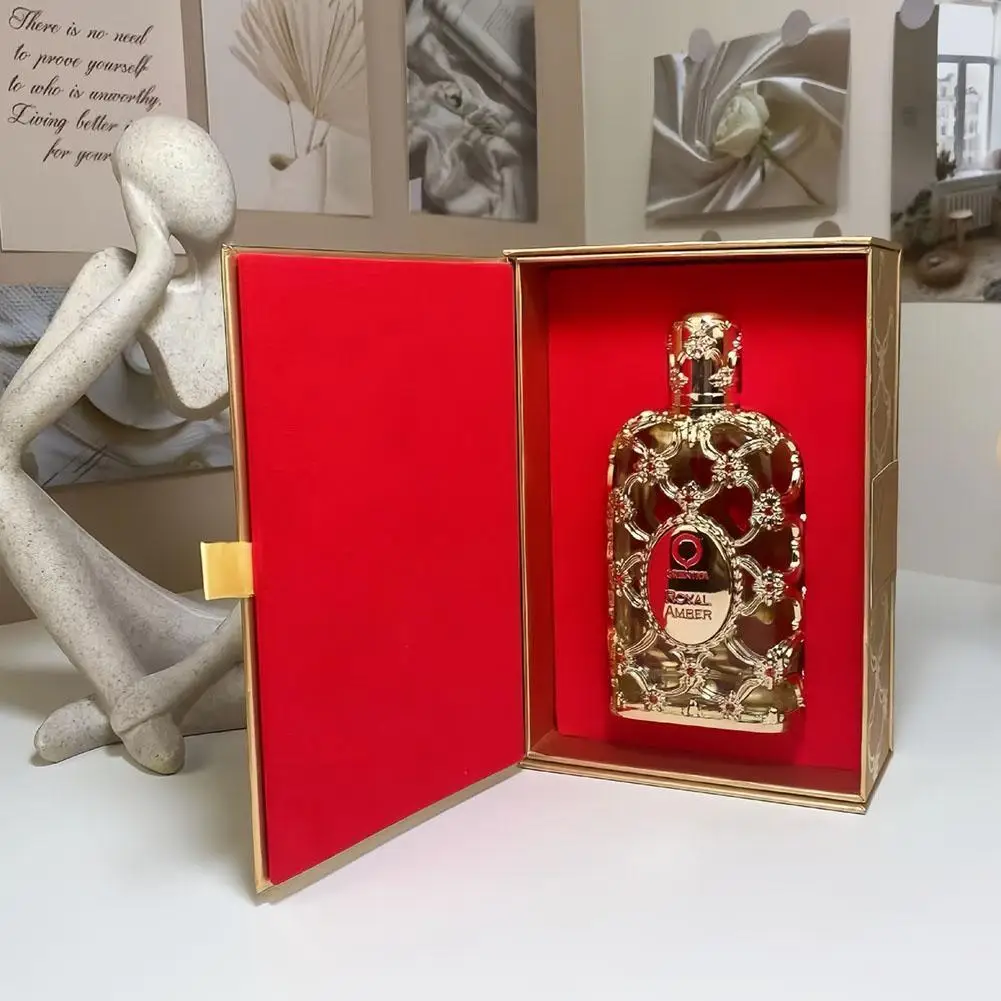 Parfüm in Originalqualität für Männer und Frauen, Eau de Spray, neutrale Glasflasche, Rose Cologne, langanhaltender Royal Amber Cologne Fragrance