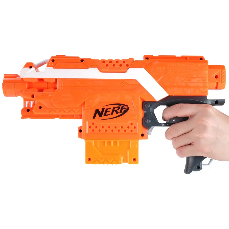 Clipe de recarga universal laranja, 6 rodadas para dardos de revista Nerf, substituição de bala macia, acessórios de arma de brinquedo