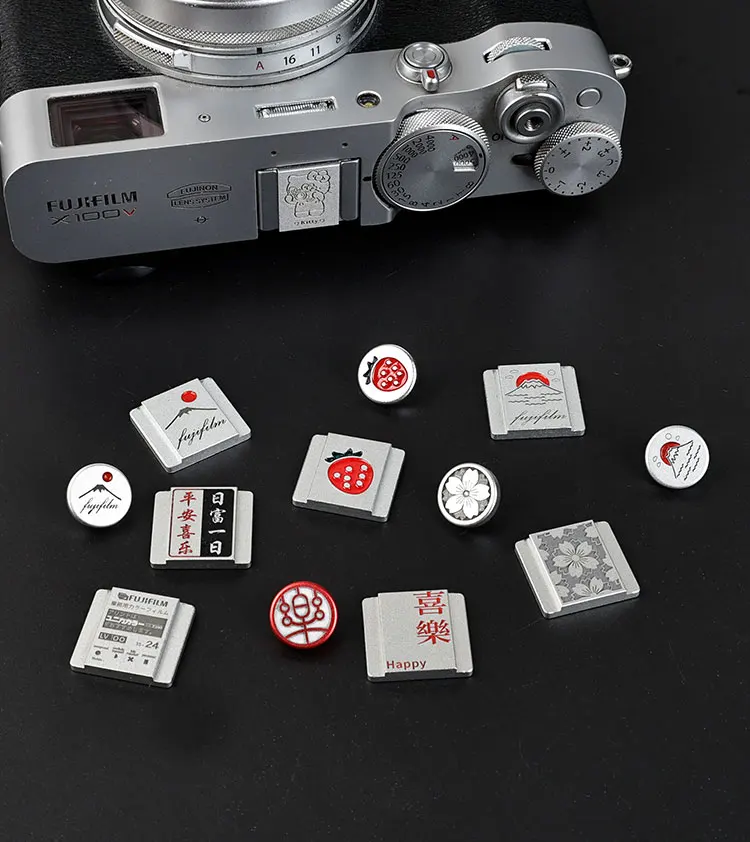 Metall Kamera Blitzschuh Abdeckung Auslöser Schutz Kappe für Canon Nikon Sony Fuji XT5 XT50 XS20 Leica Olympus DSLR Zubehör