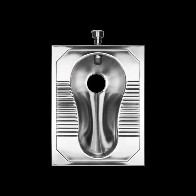 

Сантехника Напольное крепление Кастрюля на корточках Туалеты Унитаз для приседаний из нержавеющей стали