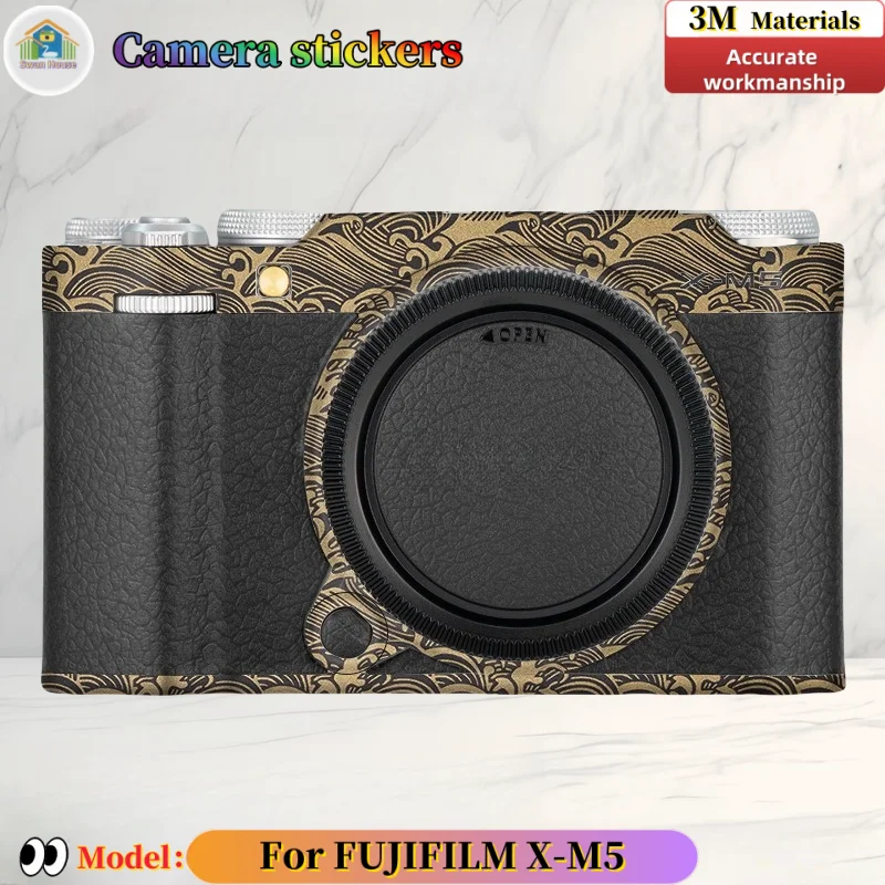 XM5 For FUJIFILM X-M5 Camera stickers, DIY skin,Precision tailoring wear-resistant protective film