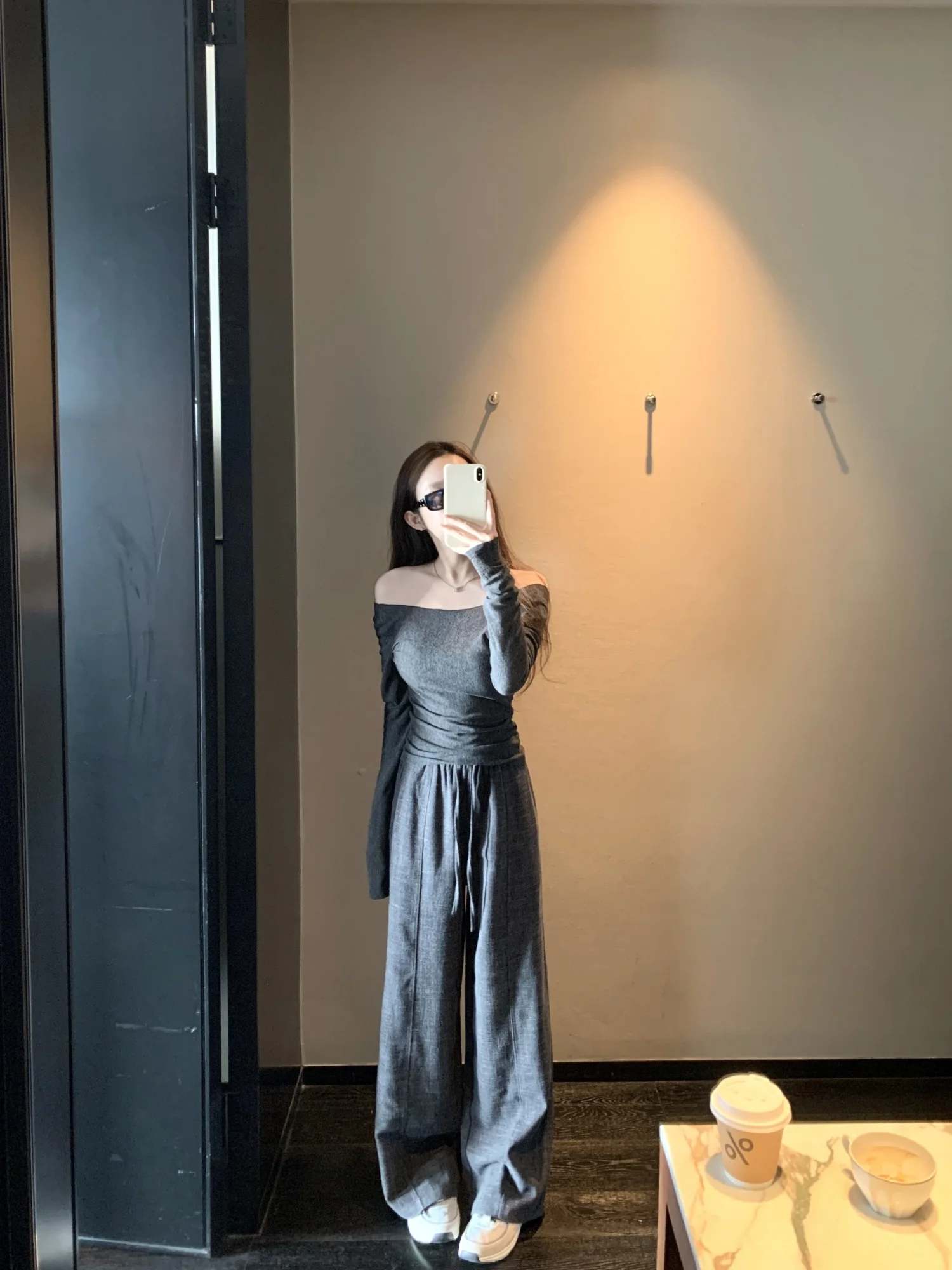 

Двухцветные повседневные брюки «Панда Цзинцзин» с эластичным поясом, удобная посадка, женская мода, летний тренд, без фирменной маркировки