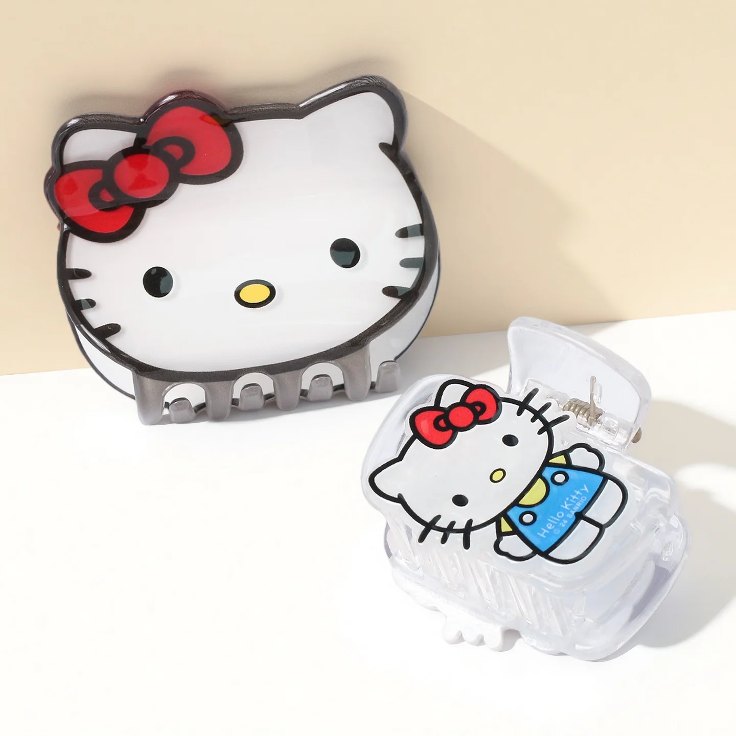 1PC/2PCS Sanrio Hello Kitty themed hair claw, a multi-functional hair accessory hair claw