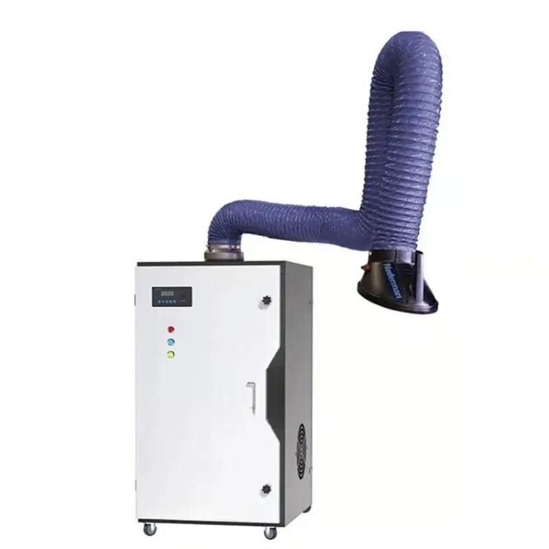 

Pulse double arm mobile automatic ash cleaning electric welding fume purifier industrial welding fume collector