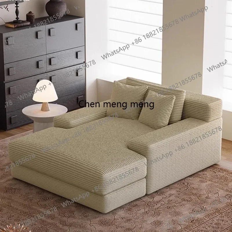 Lazy wind concubine sofa bed creative bedroom audio and video room can sit and lie down fabric sofa