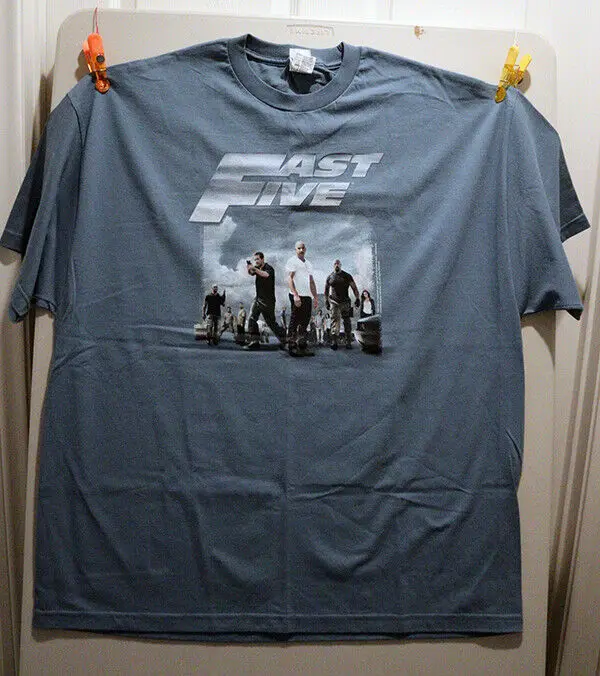 Licensed Fast Five T-Shirt, Size XXXL, (Fast & the Furious) New Out of Print