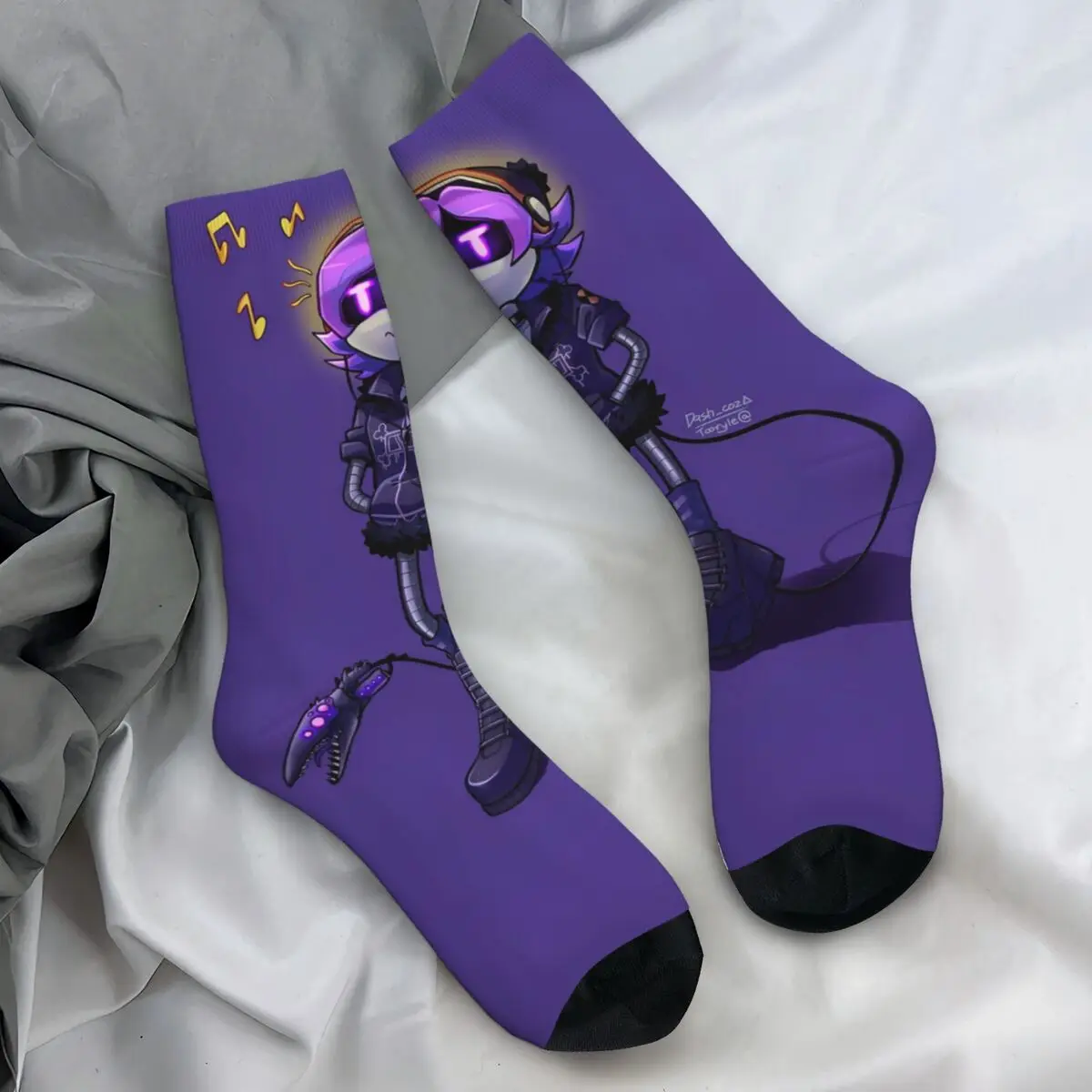 

Murder Drones Game Stockings Adults Men Uzi Doorman Socks Warm Soft Socks Autumn Outdoor Sports Anti-Slip Socks Birthday Present