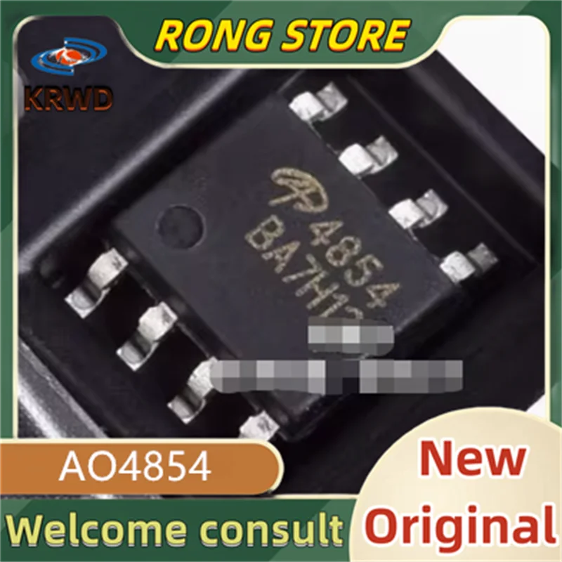 50 قطعة 4854 رقاقة جديدة ومبتكرة IC AO4854 SOP-8