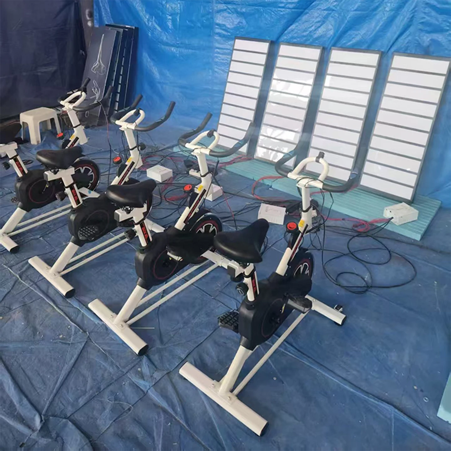 The Spinning Bike Gradually Lights up the Lightbox the Bicycle Lightbox Interactive Games Event Games Carnival Games Event Props