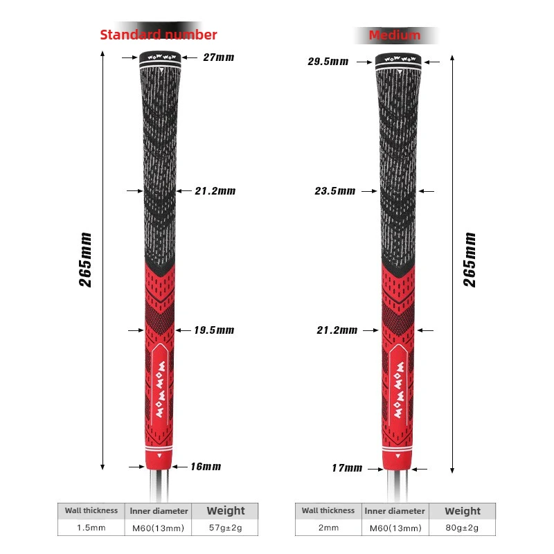 New standard golf rubber handle cotton thread non-slip club grip accessories