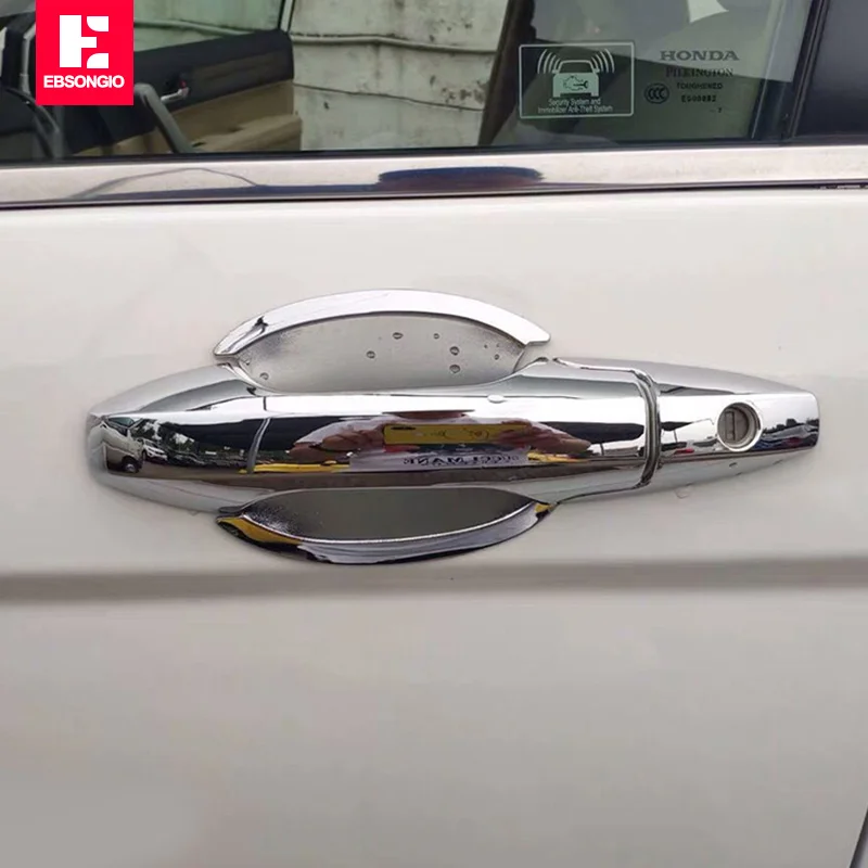 For Honda CRV CR-V 2007 2008 2009 2010 2011 High Quality ABS Chrome Car Door Handle Cup Bowl Cover Trim Sticker Accessories