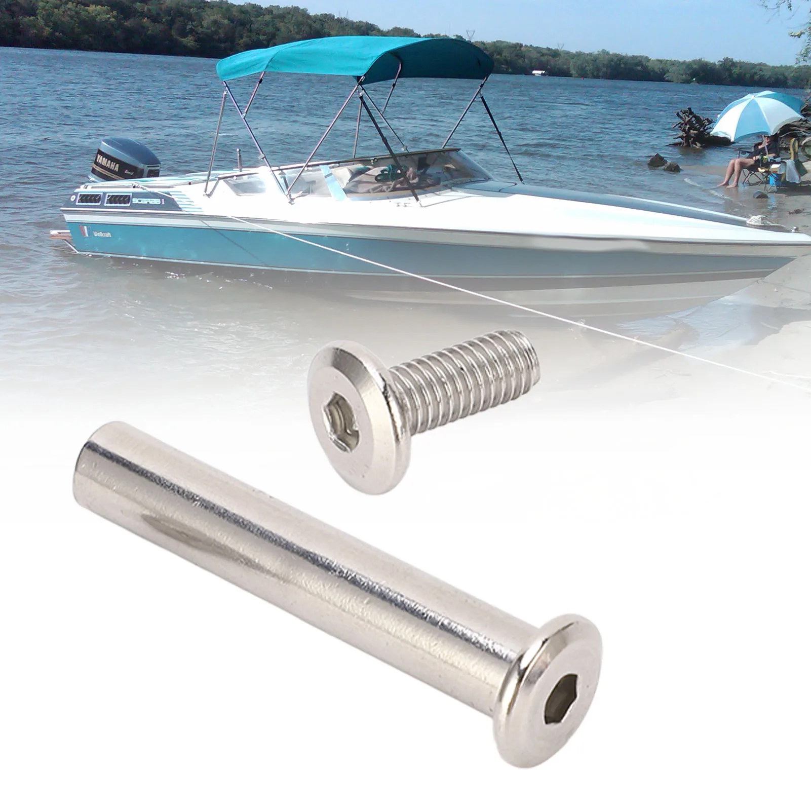 Boat Top Connector Bracket Mounting Bolt Boats Marine Hardware Accessories 001177 005362 For Bennington S/S Bimini TOP CONNECTOR