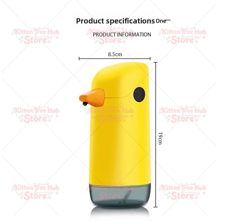 Little Yellow Duck Automatic Sensor Soap Dispenser Intelligent Children's Hand Sanitizer Machine Soap Dispense
