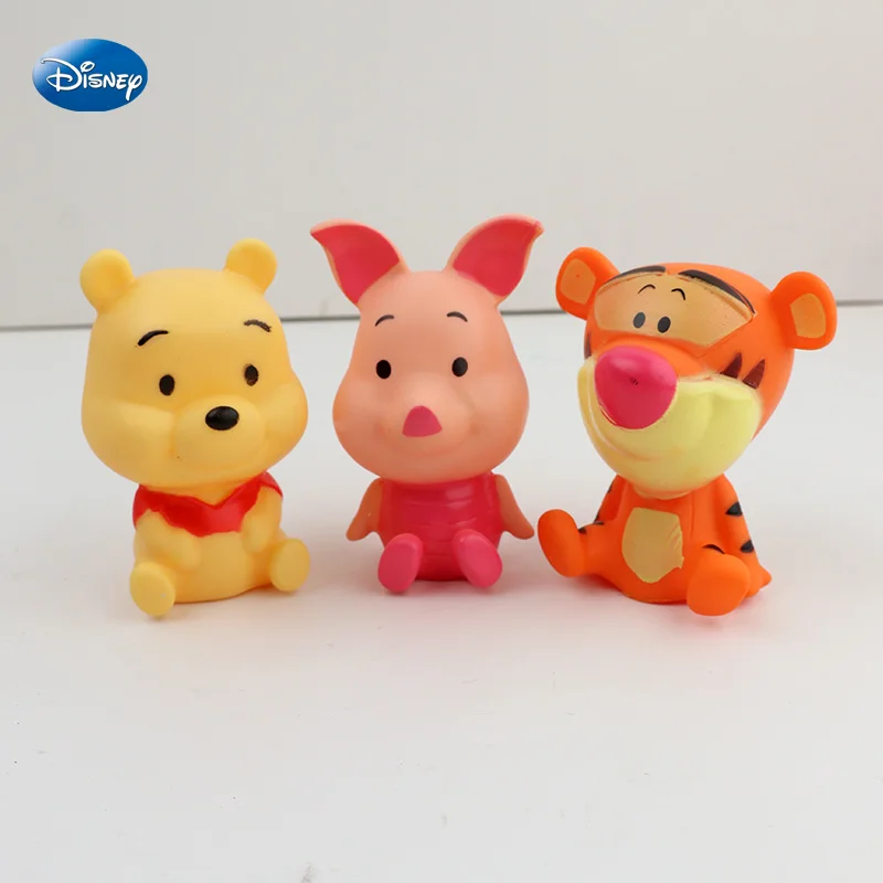 

Kawaii Disney Figures Set Winnie Piglet Tigger 3pcs Anime Figures Toys For Girl Cute Movies & Tv Winnie The Pooh Pvc Doll Gift