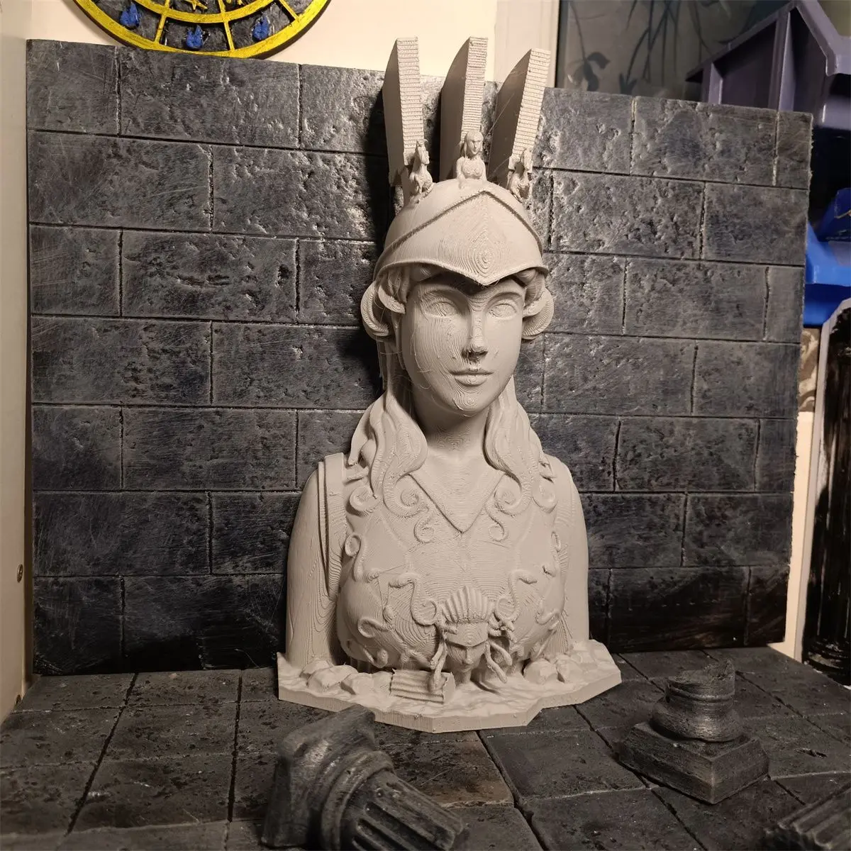 

Saint Seiya Scene Афина Аксессуары Реквизит Золотой Saint Ткань Миф Реалистичная модель статуи в римском стиле