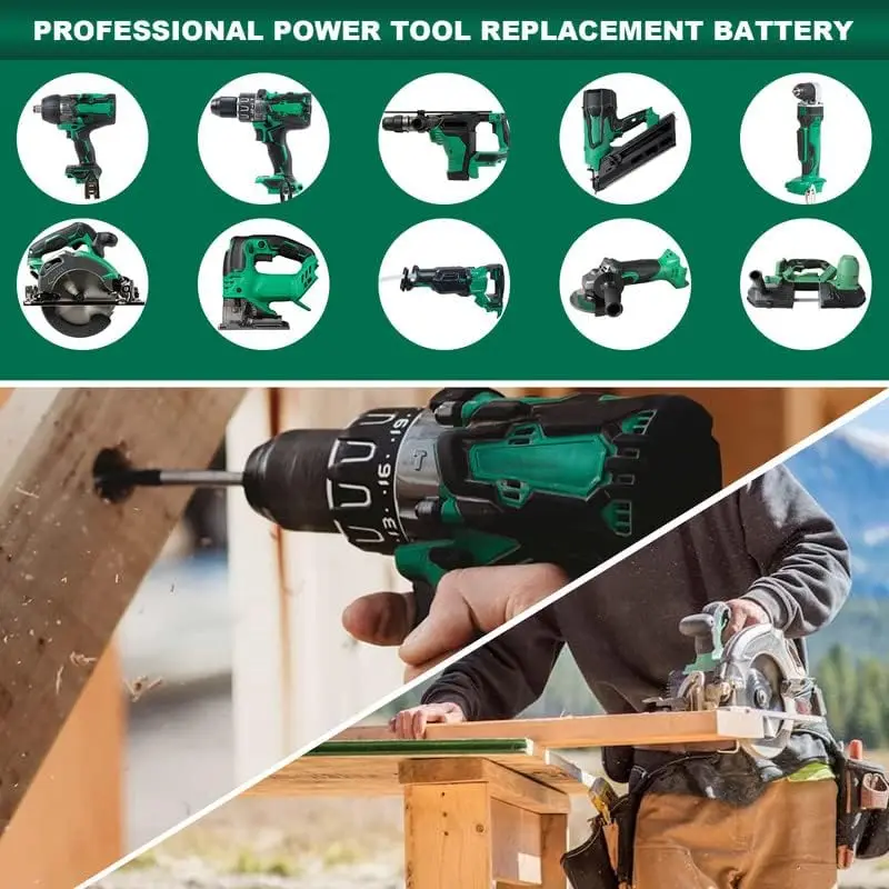 1/2/4Pcs 7.0Ah Li-on BSL1830 Replace for Hitachi 18V Battery Pin BSL1815X EB1814SL DS18DSAL 330139 Suit for Drill Cordless Tool