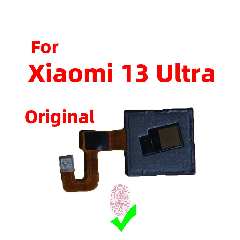 Original For Xiaomi 13 Ultra under display Fingerprint Sensor Scanner Touch ID Connect home button Flex Cable