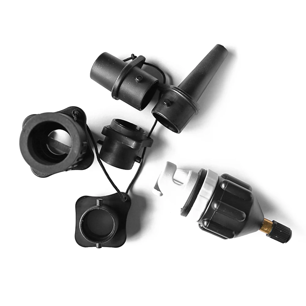 محول صمام الهواء للوحة SUP نفخ التجديف مركب مطاطية مجداف الزورق كاياك صمام الهواء مضخة ضاغط محول مع فوهة