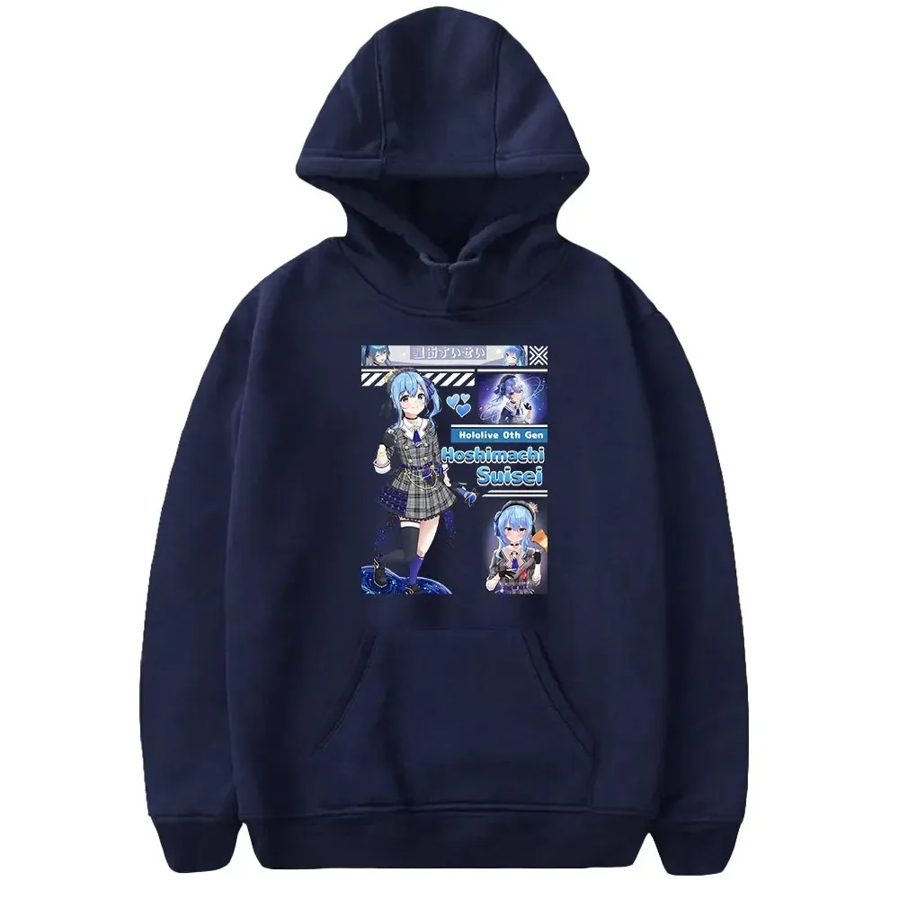 Hohimachi suisei Hoodies das mulheres dos homens de manga comprida pulôver com capuz camisolas unissex lässige Streetwear roupas