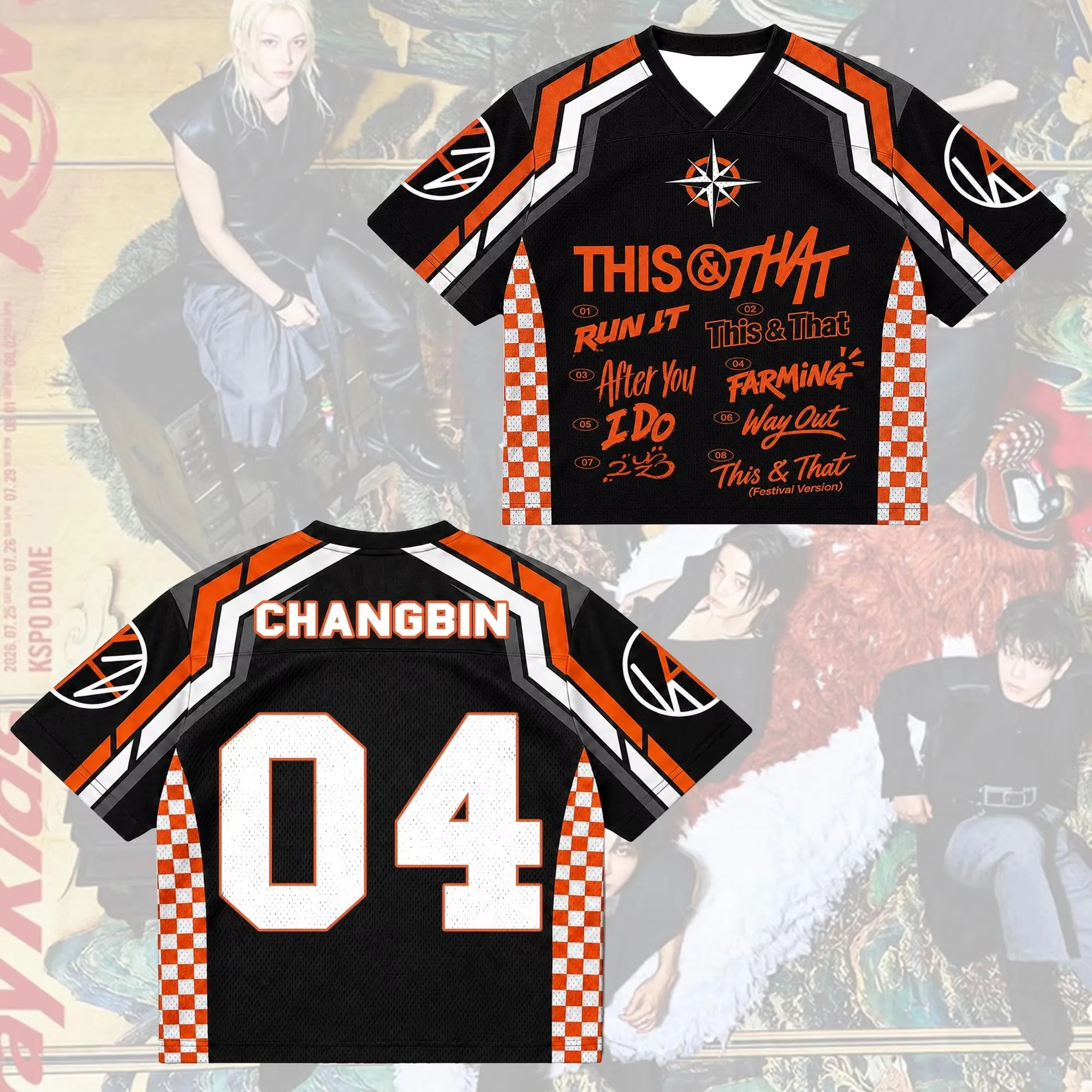 2026 Summer Men's Women's Shirt Stray Kids This & That 2026 Playlist 3D Printed Sports T-Shirt Quick Drying Breathable Clothing