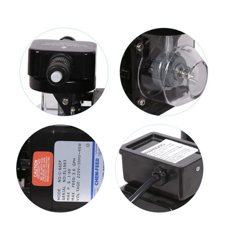 Swimming Pool Dosing Pump Water Quality Monitor Automatic Dosing Pump C-660P Dosing Device Water Circulation Sterilizer